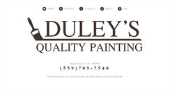 Desktop Screenshot of duleysqualitypainting.com